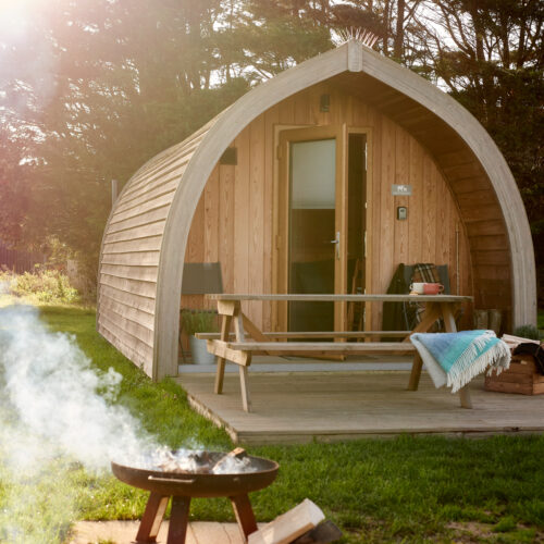 Architectural and interior photography of Cuckmere Camping Pods